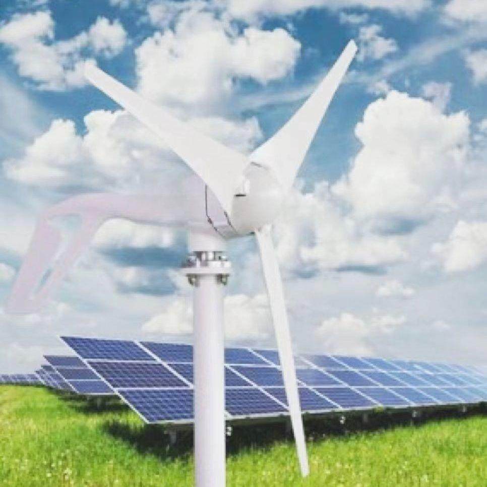 风力发电机家小100W12V/型风力发机12v风力电发用w电机500220v大