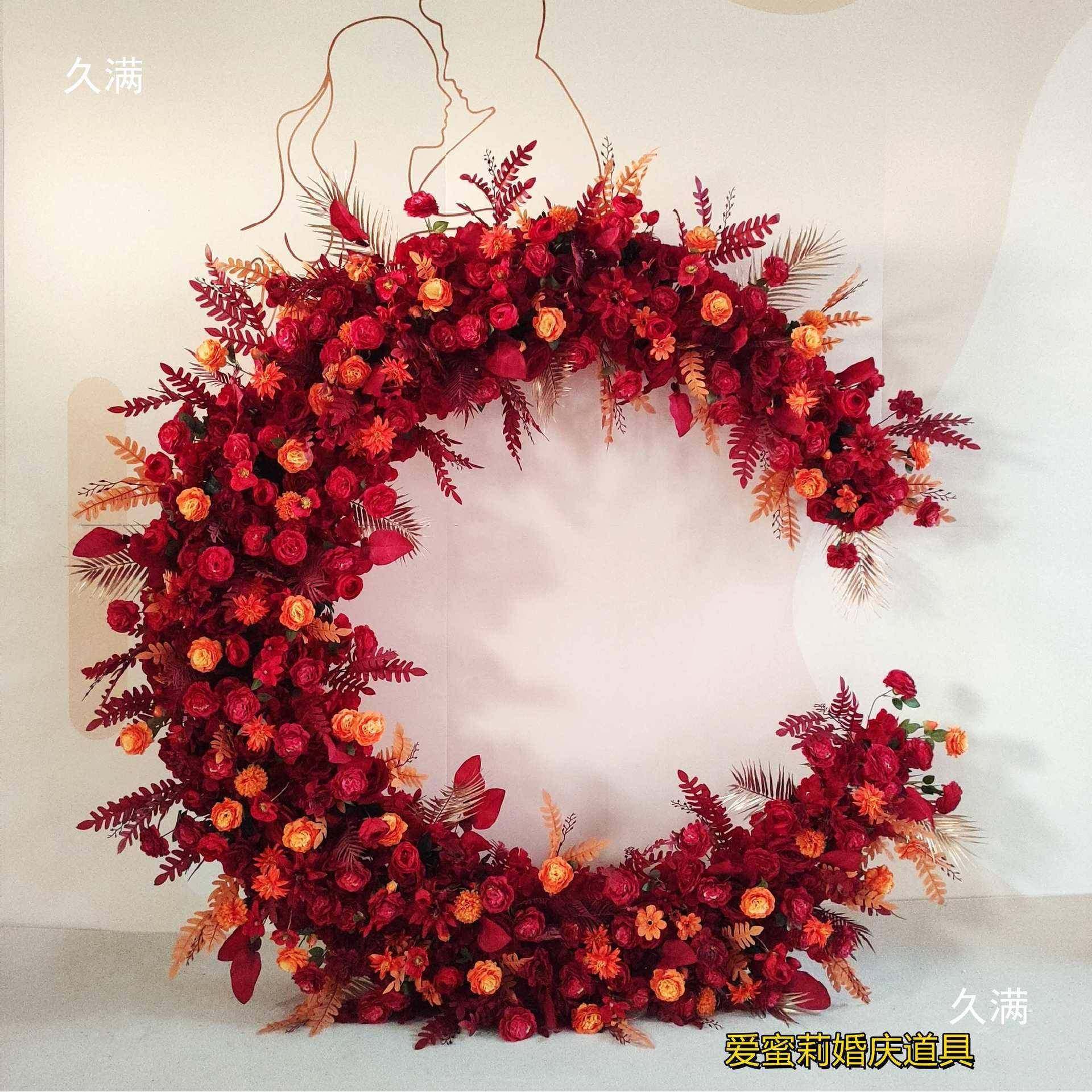 新款婚庆铁艺拱森系装饰摆件方管垒月亮架花求婚布麦太保置门白色,节庆用品/礼品,陪嫁用品套装,淘宝优惠券,粉丝福利购,淘宝优惠卷