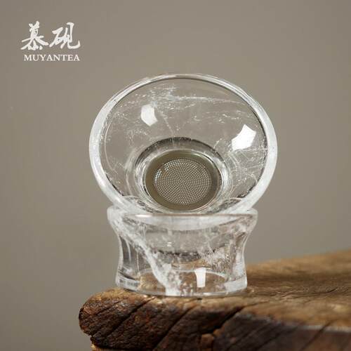慕陶茶漏茶滤隔茶琉璃TM-63285具过滤器茶冲孔不锈钢过滤功网夫零