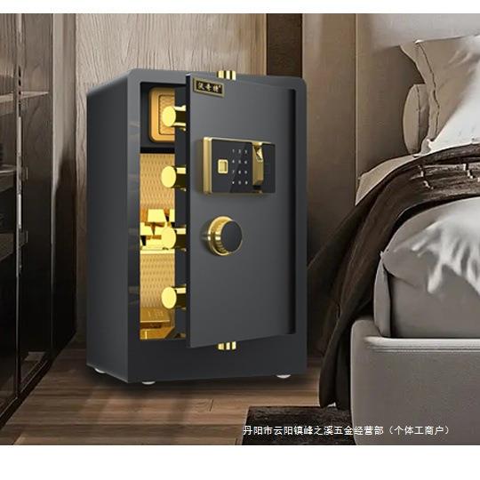 指纹保险柜家入墙办公45电指子60cm保险箱用小型双层GOG密码保纹
