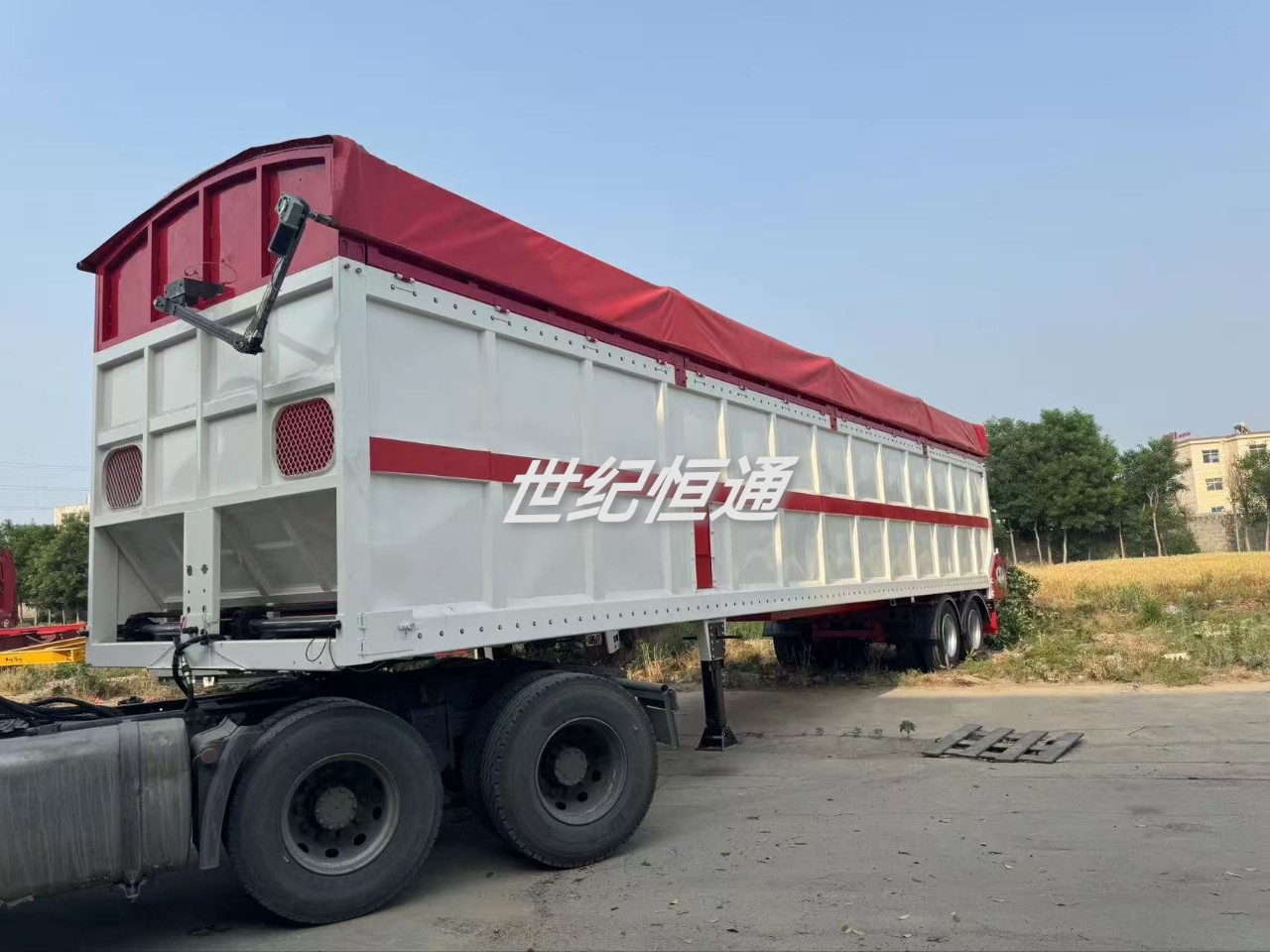 罐式后翻自卸半挂车 高栏车厢 砂石运输半挂车 对外直销量大从优