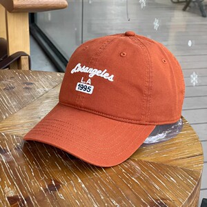 韩版复古字母刺绣棒球帽男女百搭时尚显脸小软顶鸭舌帽防晒遮阳帽