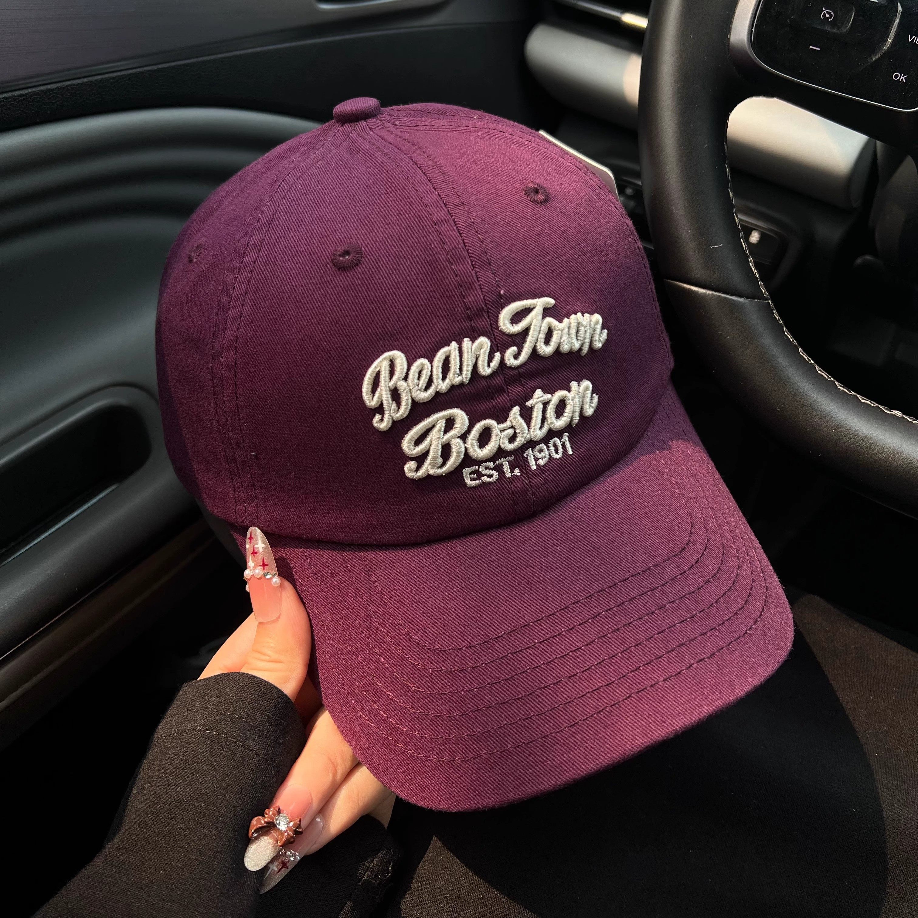 新潮牌软顶棒球帽女韩国ins显脸小遮阳帽子情侣百搭字母鸭舌帽男