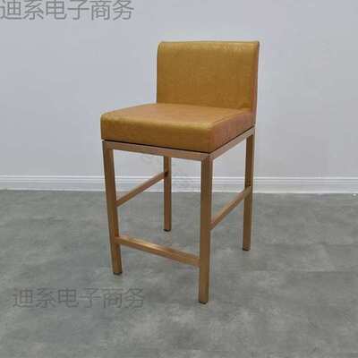 椅子商场柜台量大前台眼镜凳子靠背珠宝店吧台椅收银接待高脚联系