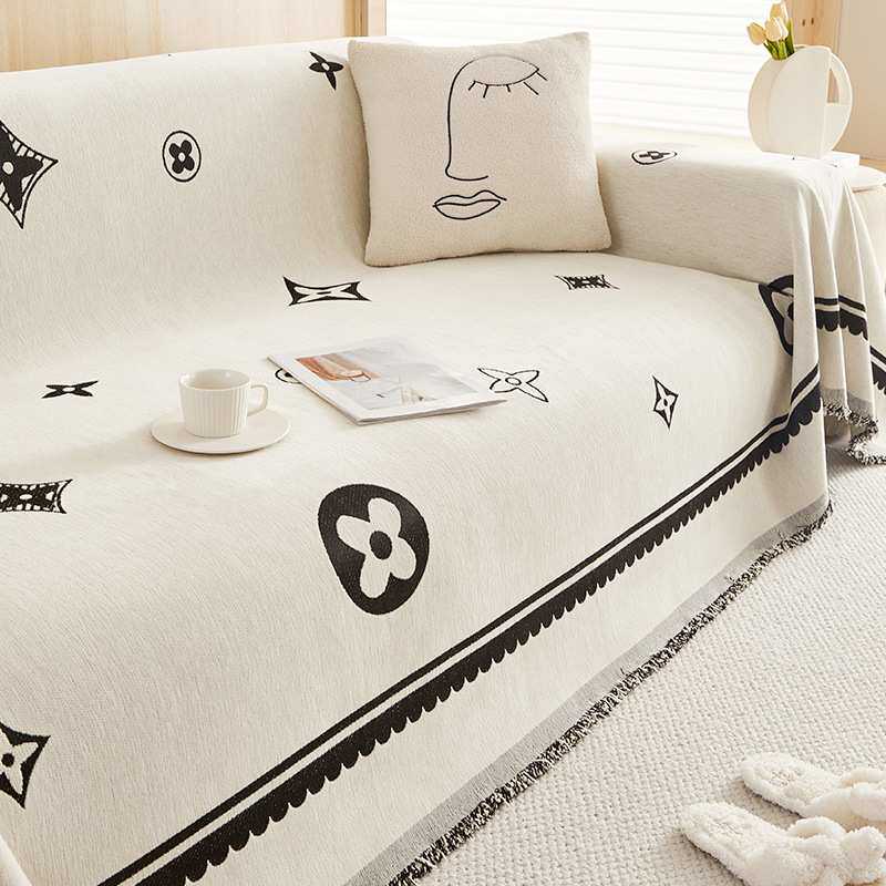 雪尼尔沙发垫四季通用防滑坐垫子2025年新款防猫抓沙发套罩盖布巾