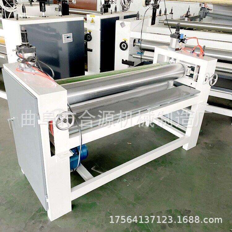 工厂现货面凹凸门板滚涂机小型上胶滚胶机木工四棍双面涂胶机