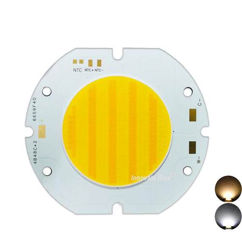 高压145-18V双色600W大功率COB灯珠高亮高显95影视摄影补光LED光