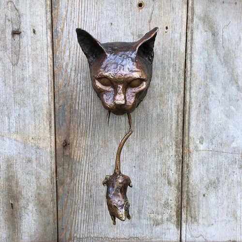 潮流装饰简约CAT AND MOUSE WALL HANGINGS猫和老鼠壁挂 树脂挂件