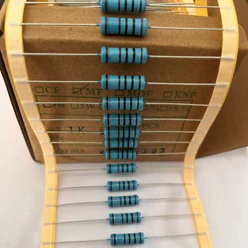 金膜电阻 5W T/B 1R-10M 插件电阻 色环电阻
