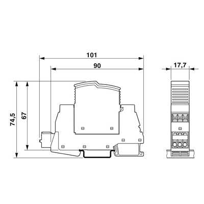 菲尼克斯2907919 PLT-SEC-T3-230-FM-UT  浪涌保护器电涌防雷