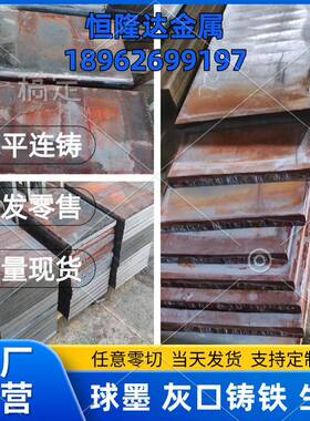 FCD500-7 FCD450-10球墨铸铁FC250 FC00 HT200灰口棒板材生铁