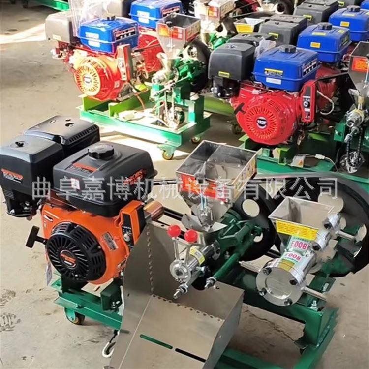 双机头米花棒机 汽油机带动玉米杂粮食品膨化机 出十四种花型