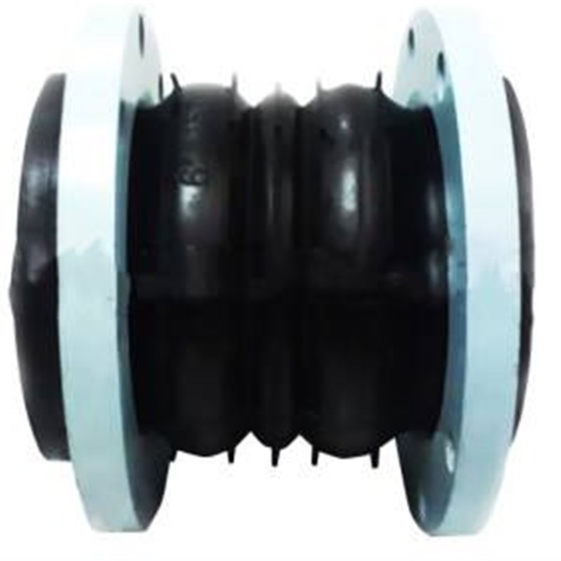 加厚KXT可曲挠双球体橡胶软接头法兰软连接DN40 65 100 国标PN16