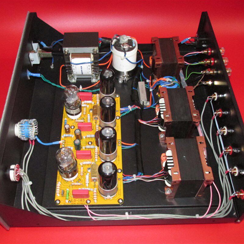 靓音的Dynaco 6V6(6P6P)超线性推挽胆机PCB板立体声LG183