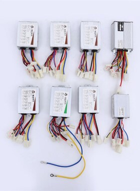 翼昀有刷控制器350W24V36V电动车控制器型号 YK31C有刷电机控制器