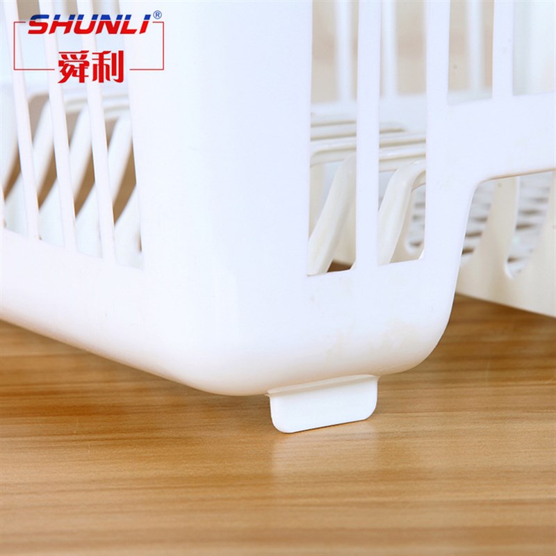 舜利塑料碗柜家用餐具盒翻盖洗碗池厨房碗碟沥水架收纳箱碗架包邮