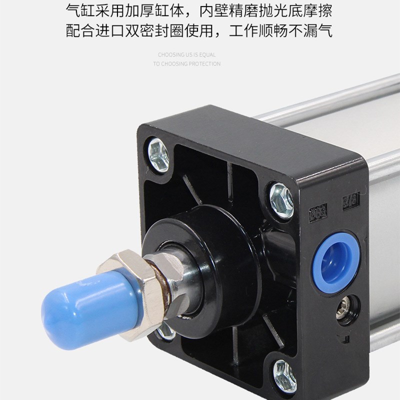 可调行程气缸SCJ32X40X50X63X80X100X125-25-50-75-100-150大推力