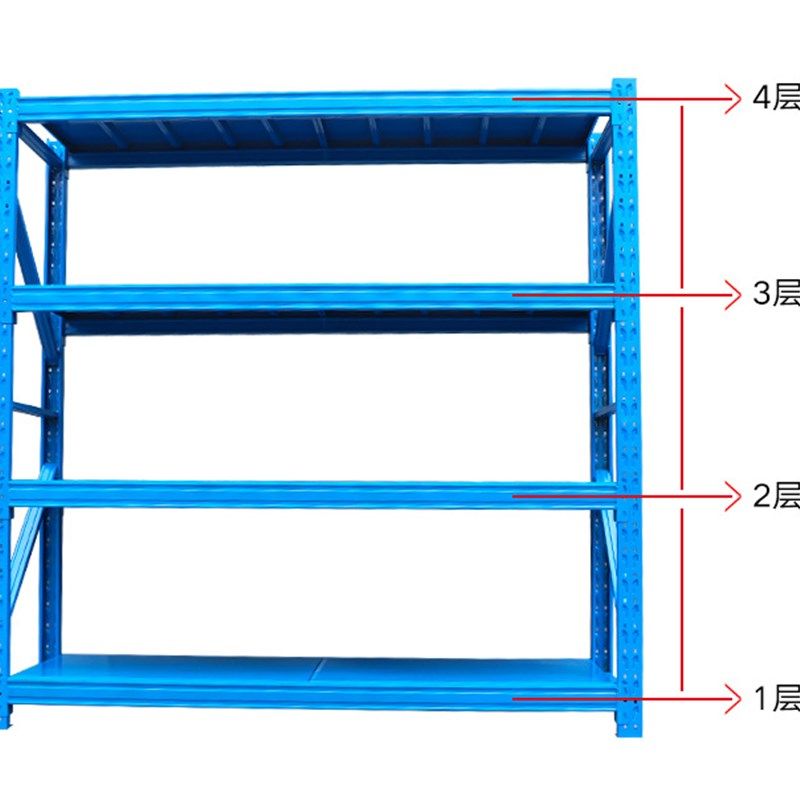 厂家仓库货架仓储库房轻型中型重型货架五金金属置物架铁架子