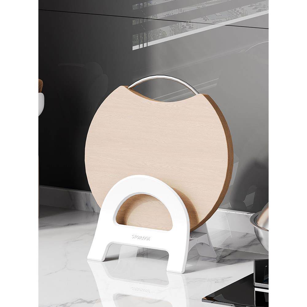 锅盖架切菜板放置架子座落地厨房放案板支架粘板收纳台面置物砧板