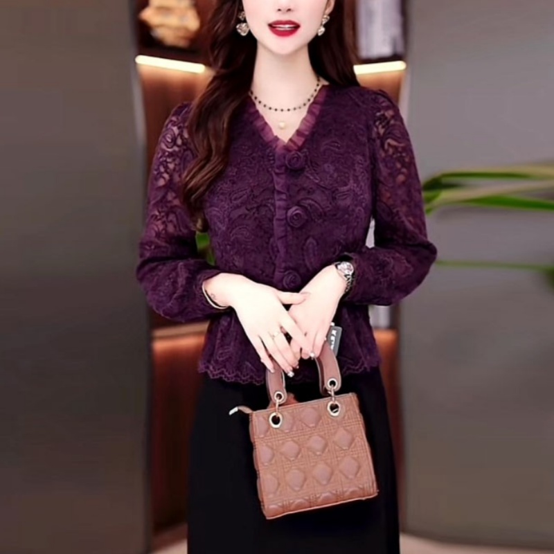 2025早秋新款洋气收腰显瘦长袖