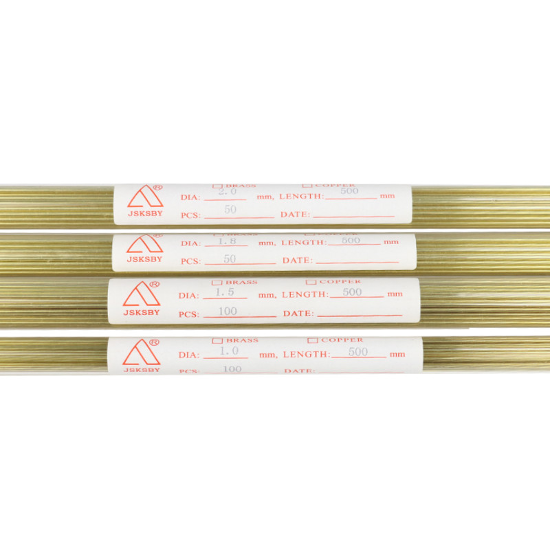 穿孔机铜管500长电极丝0.4-3.0打孔机细孔放电机电极管单孔黄铜管