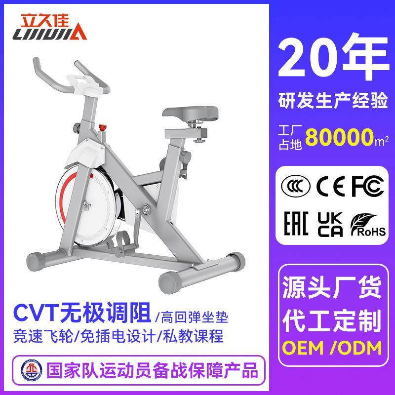 D100单车家用室内减肥运动骑行自行车无极调阻健身器材竞速