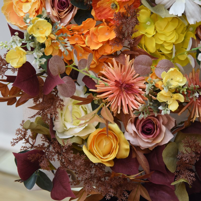 婚庆仿真花排 背景墙花墙装饰 婚礼堂布展网红墙酒店拍摄道具假花