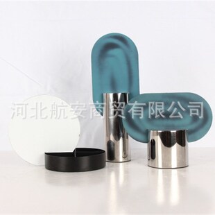 现代简约创意屏风摆件不锈钢工艺品样板房售楼处桌面家居软装饰品