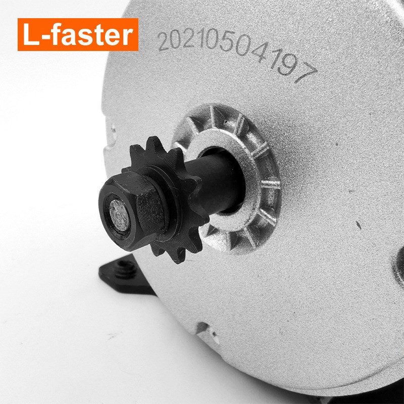 12V24V 36V350W电动高速电机11齿25H链轮带支架电机