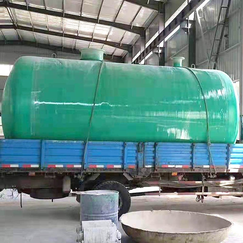 济宁市嘉祥县玻璃钢化粪池 农村家用改厕缠绕化粪池小型隔油池