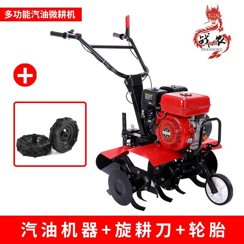 厂家定制田园农用翻土机多功能汽油土壤松土机大棚菜园汽油旋耕机