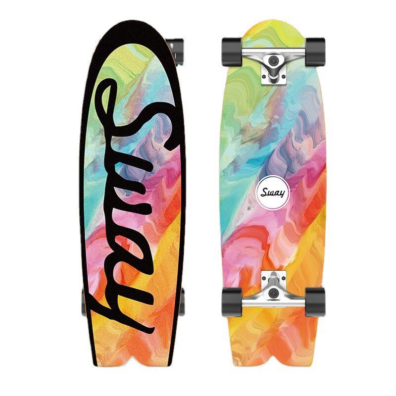 斯威滑板车6一12岁儿童初学者大童10岁以上男孩女四轮滑板专业板