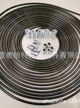 刹车管蚊香盘制动PVF管 维修改装汽车配件绿色5连接器制动钢喉