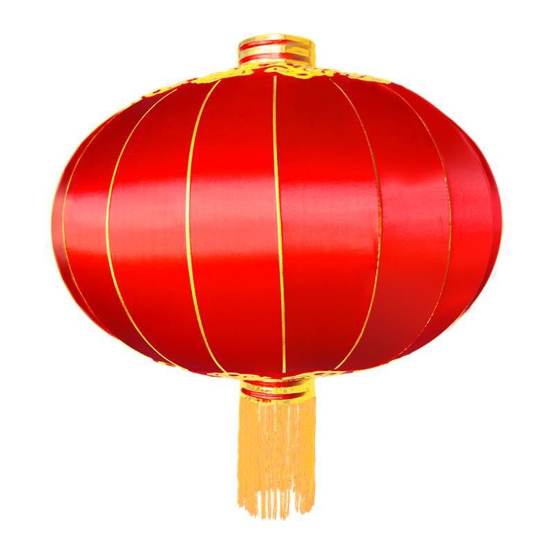 欢度佳节春节灯笼铁口广告灯笼节日灯笼绸布新款植绒灯笼户外防水