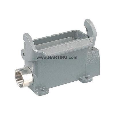 HARTING 浩亭 09200160296 边出线 2xPg16 带保护盖 表面安装底座