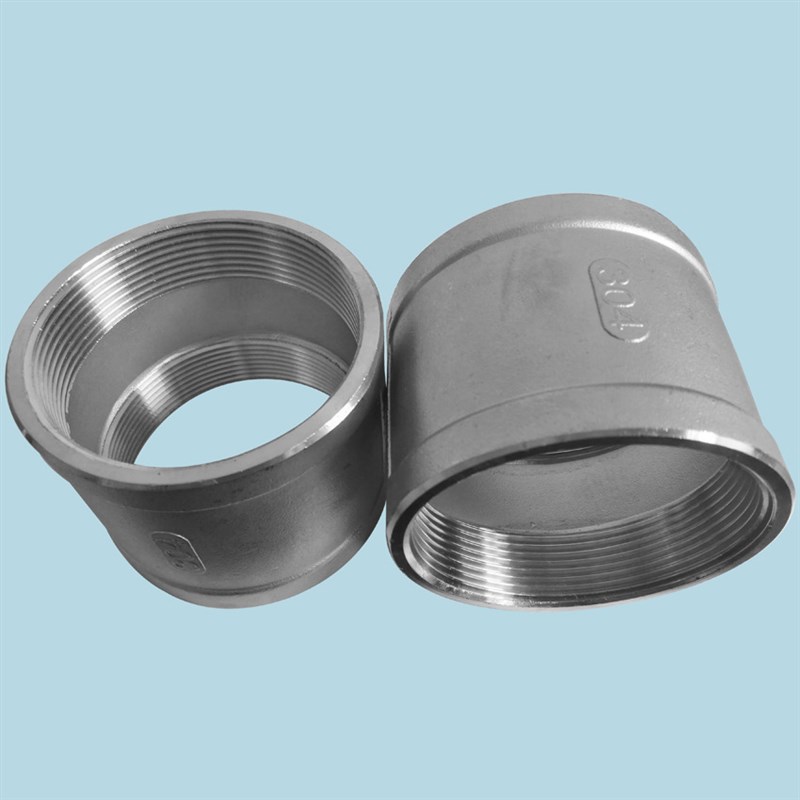 304不锈钢内丝 4寸内螺纹直通 精铸不锈钢束节 不锈钢直通接头