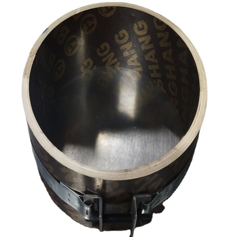 圆柱模板建筑木质圆模具检查井筒电力基础桩桥梁墩弧形异形柱子模