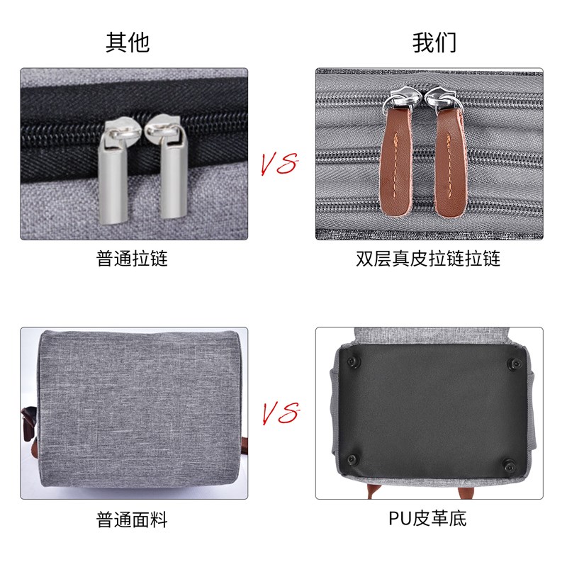 保鲜保冷双层午餐包时尚便携户外冰袋包大容量手提保温包现货