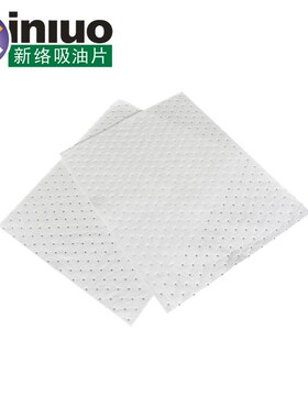 PS1201B 轻量级便捷吸油片压点吸油垫100片/箱吸附棉只吸油吸附垫