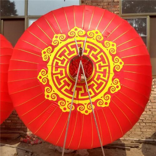 订大号红灯笼绸缎植绒广告活动灯笼制定大门口国庆春节大红灯笼