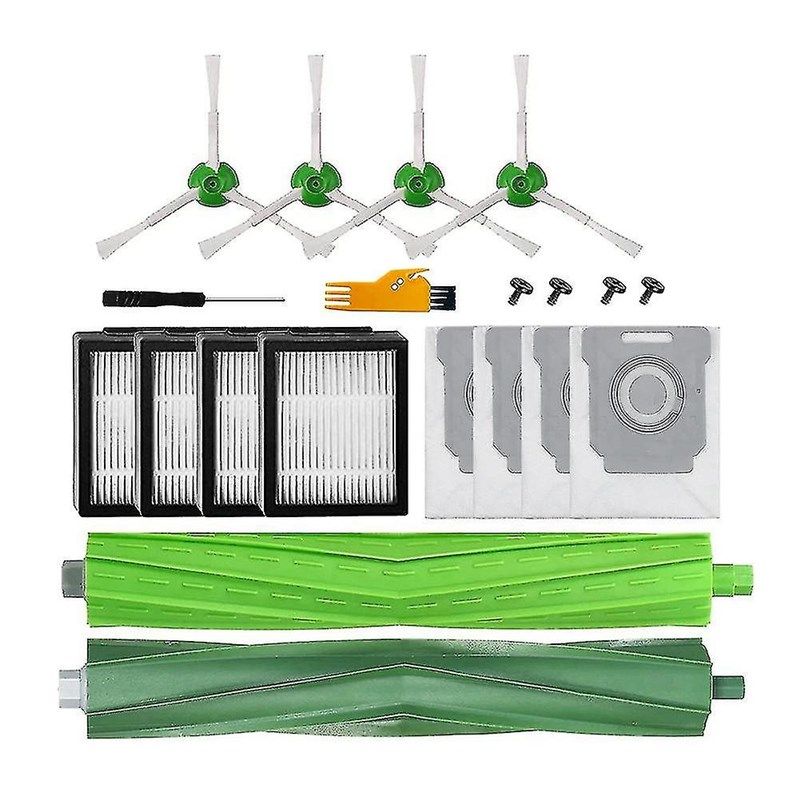 适配irobot i7 i7+ E5 E6系列扫地机配件主刷边刷滤网套装