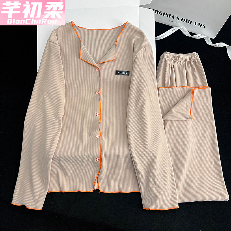 轻奢高级感德绒睡衣套装