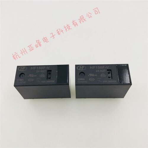 宏发小型大功率直流继电器HF158F-V-24-H2T一组常开4脚10A300VDC