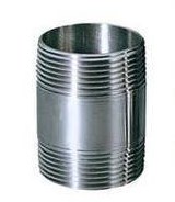 304不锈钢双外丝接头 长双公螺丝 丝口内接 螺牙对接 1分4分6分1