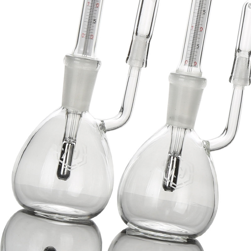 精密附温比重瓶25ml标准磨口测温密度瓶50毫升玻璃比重瓶带温度计