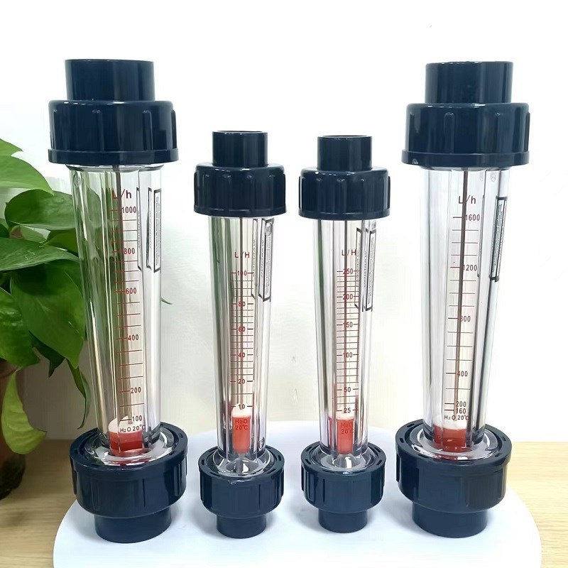 塑料管式转子DN15/25/32/50/65液体浮子流量计立式水管道式流量计