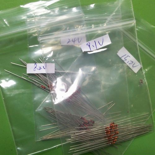二极管元件包/含稳压二极管3.3V5.1V15V/24V27V/1N4148等常用型号