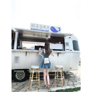 牛仔裙女收腰设计感春夏吊带百褶裙飞袖连衣裙