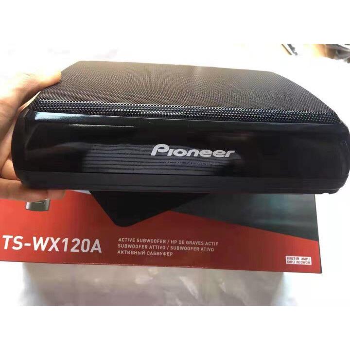 Pioneer先锋车载超薄低音炮汽车音响改装座椅喇叭炮 有源内置功放