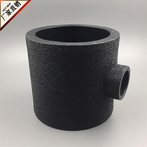 PE异径三通110变90 HDPE管转换三通90变75PE管管件大小三通75转63